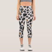 Hochwandiges Capris - Leopard-Printwerbung (Vorderseite)