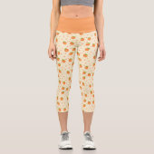 HOCHWARTETE CAPRI PANTS - "PEACH COBBLER" LEGGINGS (Vorderseite)