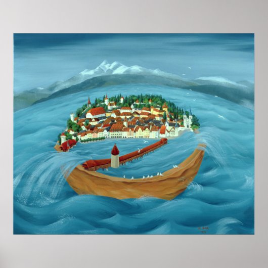 Hochwasser 1999 poster (Vorne)