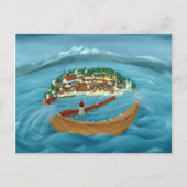 Hochwasser 1999 postkarte (Vorderseite)