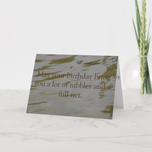 Hochwasser-Angelkarte Karte (Vorderseite)