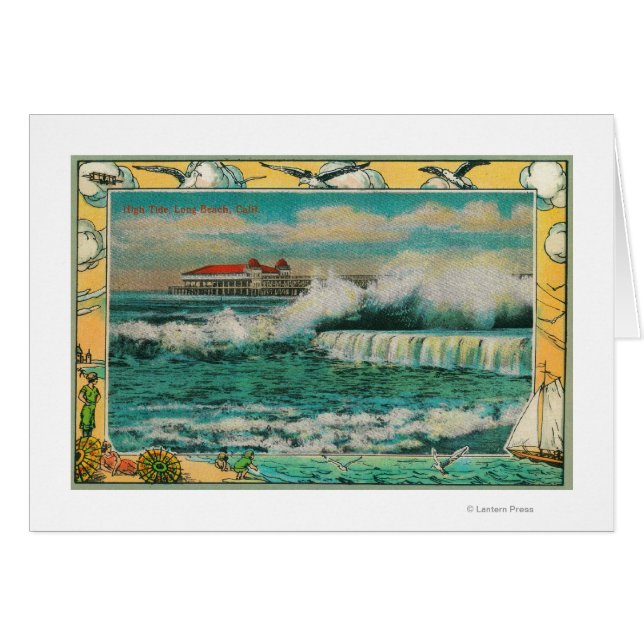 Hochwasser in Long Beach, Kalifornien (Vorderseite (Horizontal))