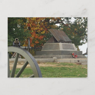 Hochwassermarke, Gettysburg-Schlachtfeld-Postkarte Postkarte