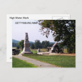 HOCHWASSERMARKE POSTKARTE (Vorne/Hinten)