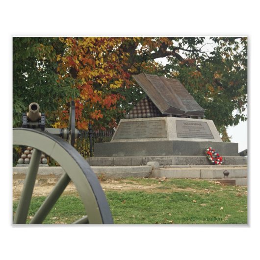 Hochwassermuseum Gettysburg, PA Fotodruck (Vorne)