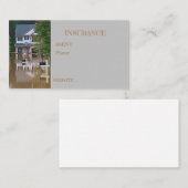 Hochwasserschäden durch Versicherungen Visitenkarte (Vorne/Hinten)