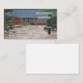 Hochwasserschäden Visitenkarte (Vorne/Hinten)