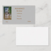Hochwasserversicherung Visitenkarte (Vorne/Hinten)