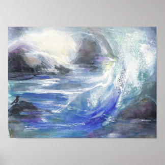 Hochwellen-Poster Poster