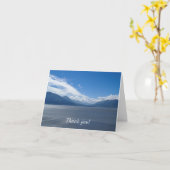 Hochwertige Alaska-Berge Danke Karte (Gelbe Blume)