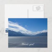 Hochwertige Alaska-Berge Postkarte (Vorne/Hinten)