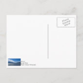 Hochwertige Alaska-Berge Postkarte (Rückseite)