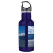 Hochwertige Alaska-Berge Wasserflasche (Rückseite)