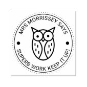 Hochwertige Arbeitshandschuhlehrer Personalisiert Permastempel (Design)