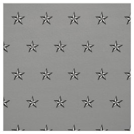 Hochwertige Baumwolle Grau Nautic Star Fabric Stoff