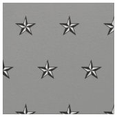 Hochwertige Baumwolle Grau Nautic Star Fabric Stoff (Nahaufnahme)
