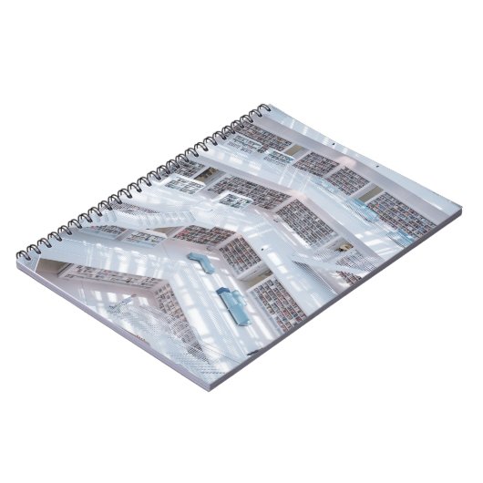 HOCHWERTIGE BIBLIOTHEK NOTIZBLOCK (Linke Seite)