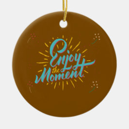 Hochwertige Botschaften für eine positive Sicht Keramik Ornament