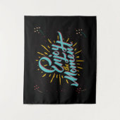 Hochwertige Botschaften für eine positive Sicht Wandteppich (Vorderseite)