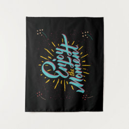 Hochwertige Botschaften für eine positive Sicht Wandteppich