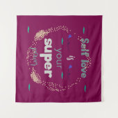 Hochwertige Botschaften für einen vertrauensvollen Wandteppich (Vorderseite (Horizontal))