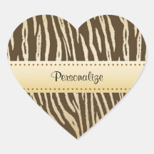 Hochwertige braune und goldene Tiger-Print mit Nam