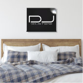 Hochwertige DJ-Leinwand Leinwanddruck (Insitu (Schlafzimmer))