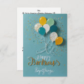 Hochwertige Einladungen zum Geburtstag! Kleine Gru (Vorne/Hinten)