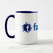 Hochwertige Facebook-Tasse Tasse (Links)