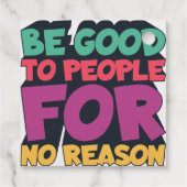 Hochwertige Foil Favor-Tag Geschenkanhänger (Rückseite)