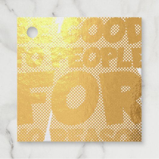 Hochwertige Foil Favor-Tag Geschenkanhänger (Vorderseite)