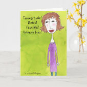 Hochwertige Gedanken! Karte (Gelbe Blume)