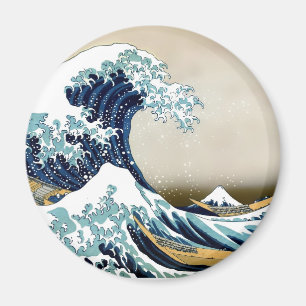 Hochwertige Great Wave off Kanagawa von Hokusai Magnet