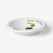 Hochwertige Hornbalg-Cartoon-Abbildung Pappteller (Gewinkelt)