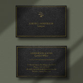 Hochwertige Imitate mit schwarzem Glattlederrahmen Visitenkarte