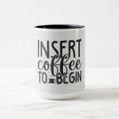 Hochwertige Kaffee-Tasse Tasse (Zentrum)