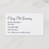 Hochwertige Kinderbetreuung Visitenkarte (Rückseite)