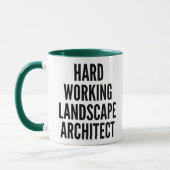 Hochwertige Landschaftsarchitektur Tasse (Links)