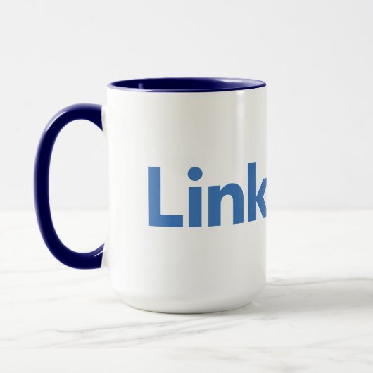 hochwertige Linked in Logo-Tasse Tasse (Links)