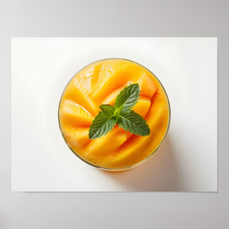 Hochwertige Mango-Smoothie Poster