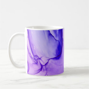 Hochwertige moderne abstrakte Malerei, gerendert m Kaffeetasse