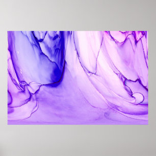 Hochwertige, moderne abstrakte Malerei mit Renderi Poster