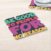 hochwertige Papierservietten Rechteckiger Pappuntersetzer (angewinkelt)