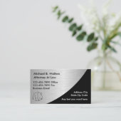 Hochwertige Rechtsanwalts-Visitenkarten Visitenkarte (Stehend Vorderseite)
