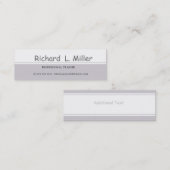 Hochwertige Schulung für einfache Abstrakte Kunst Mini Visitenkarte (Vorne/Hinten)