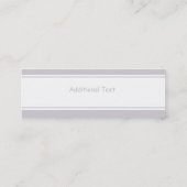 Hochwertige Schulung für einfache Abstrakte Kunst Mini Visitenkarte (Rückseite)