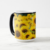 Hochwertige Sonnenblume Tasse (Vorderseite Links)