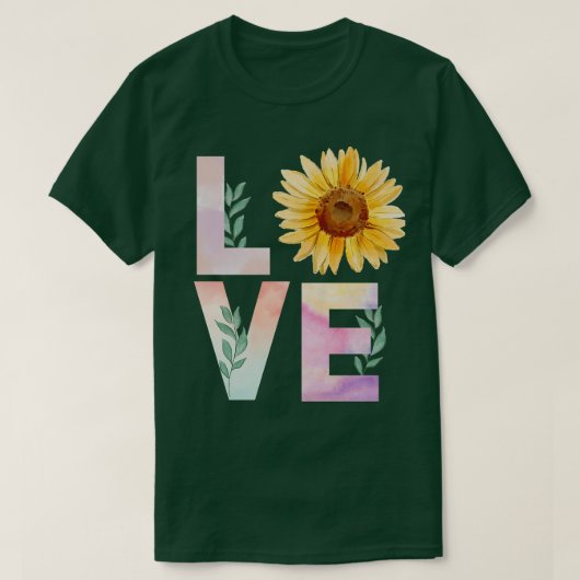 Hochwertige Sonnenblumen T-Shirt (Design vorne)