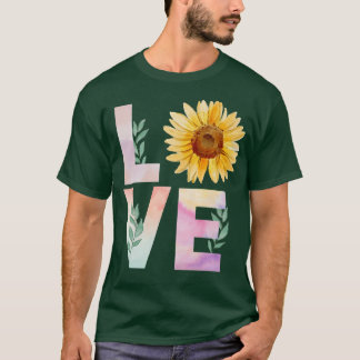Hochwertige Sonnenblumen T-Shirt