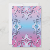 Hochwertige Teebauer-Dusche Einladung (Rückseite)